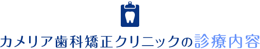 カメリア歯科の診療内容